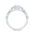 Rosec Jewels-Certified 7 MM Lab Grown Diamond Vintage Style Engagement Ring