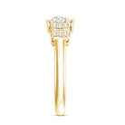 Certified Lab Grown Diamond Bow Engagement Ring Lab - ( EF-VS ) - Rosec Jewels