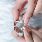 Lab Grown Diamond 6 MM Heart Shaped Engagement Ring Lab - ( EF-VS ) - Rosec Jewels