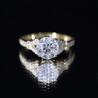 Certified 2Ct Lab Grown Diamond Split Shank Engagement Ring Lab - ( EF-VS ) - Rosec Jewels