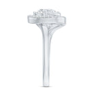 Rosec Jewels-7 MM Lab Grown Diamond Unique Engagement Ring For Her