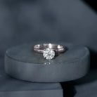 Lab Grown Diamond 1 Carat Engagement Ring For Women Lab - ( EF-VS ) - Rosec Jewels