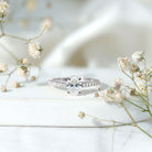 Certified Lab Grown Diamond 2 Carat Engagement Ring With Side Stones Lab - ( EF-VS ) - Rosec Jewels