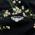 Rosec Jewels-Lab Grown Diamond Vintage Style Engagement Ring