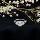 Rosec Jewels-Certified Diamond Vintage Looking Engagement Ring