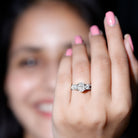 Rosec Jewels-Certified Diamond Vintage Looking Engagement Ring