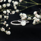 Rosec Jewels-Certified 8 MM Lab Grown Diamond Solitaire Wedding Ring Set