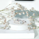 Rosec Jewels-Certified 8 MM Lab Grown Diamond Solitaire Wedding Ring Set