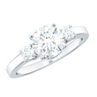 Rosec Jewels-3 Stone Lab Grown Diamond Engagement Ring for Women