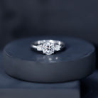 1.2 Carat Lab Grown Diamond 3 Stone Engagement Ring for Women Lab - ( EF-VS ) - Rosec Jewels