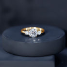 1.2 Carat Lab Grown Diamond 3 Stone Engagement Ring for Women Lab - ( EF-VS ) - Rosec Jewels
