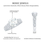 Rosec Jewels-Lab Grown Diamond Antique Looking Engagement Ring