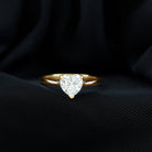 1 Carat Diamond Heart Ring For Women Lab - ( EF-VS ) - Rosec Jewels