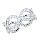Rosec Jewels-Lab Created Diamond Infinity Band Ring for Women