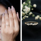 Rosec Jewels-Minimalist Lab Grown Diamond Half Eternity Ring