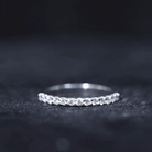 Lab Grown Diamond Eternity Stackable Ring Lab - ( EF-VS ) - Rosec Jewels
