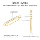 Rosec Jewels-Lab Grown Diamond Eternity Stackable Ring