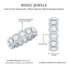 Rosec Jewels-Classic Lab Grown Diamond Thick Wedding Band