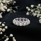 Classic Lab Grown Diamond Thick Wedding Band Lab - ( EF-VS ) - Rosec Jewels