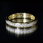 Lab Grown Diamond Wedding Eternity Band For Women Lab - ( EF-VS ) - Rosec Jewels
