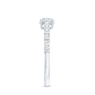 Certified Lab Grown Diamond Simple Solitaire Ring Lab - ( EF-VS ) - Rosec Jewels