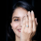Rosec Jewels-Lab Created Diamond Moi Et Toi Engagement Ring for Women