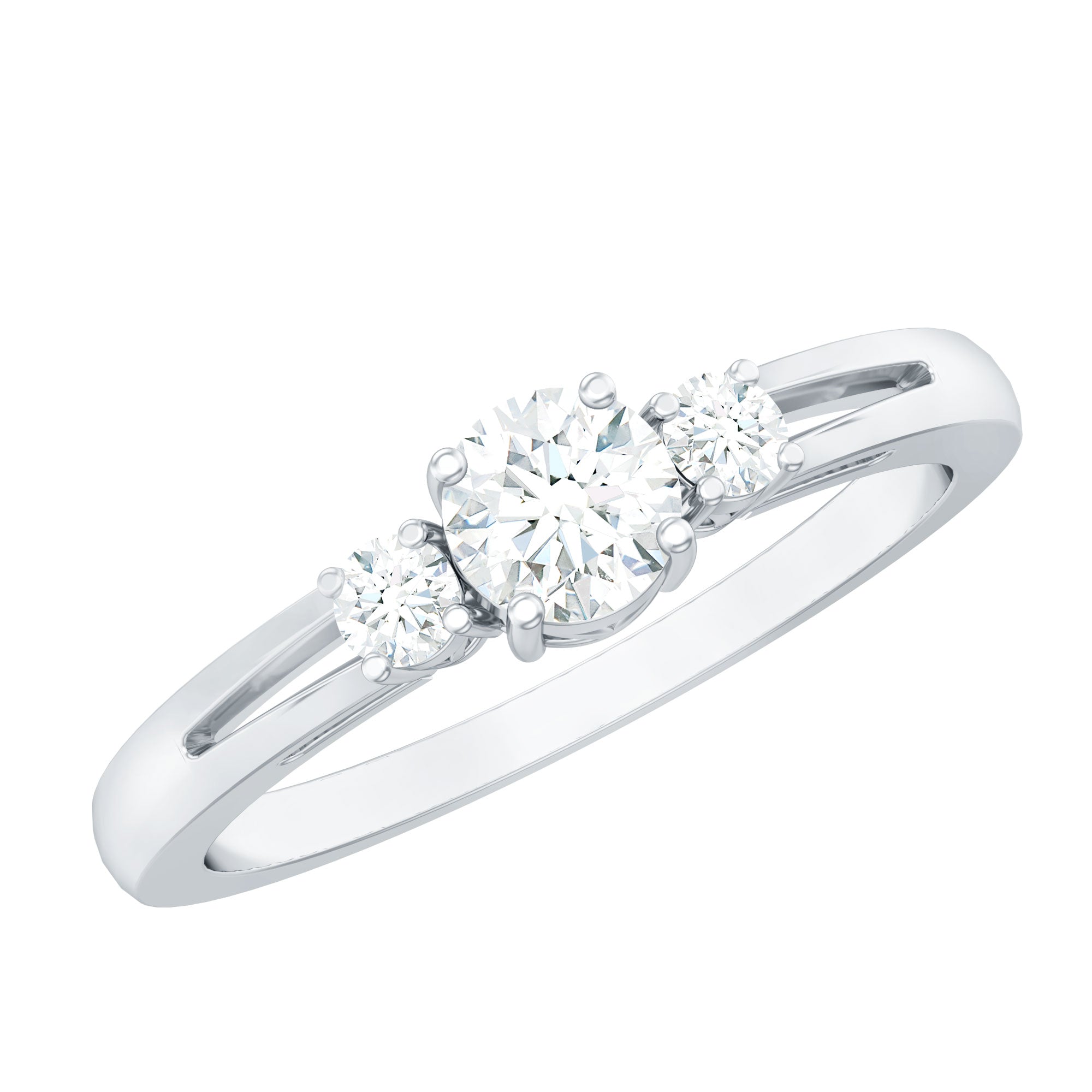 Rosec Jewels-Certified Lab Created Diamond Promise Commitment Ring for Her