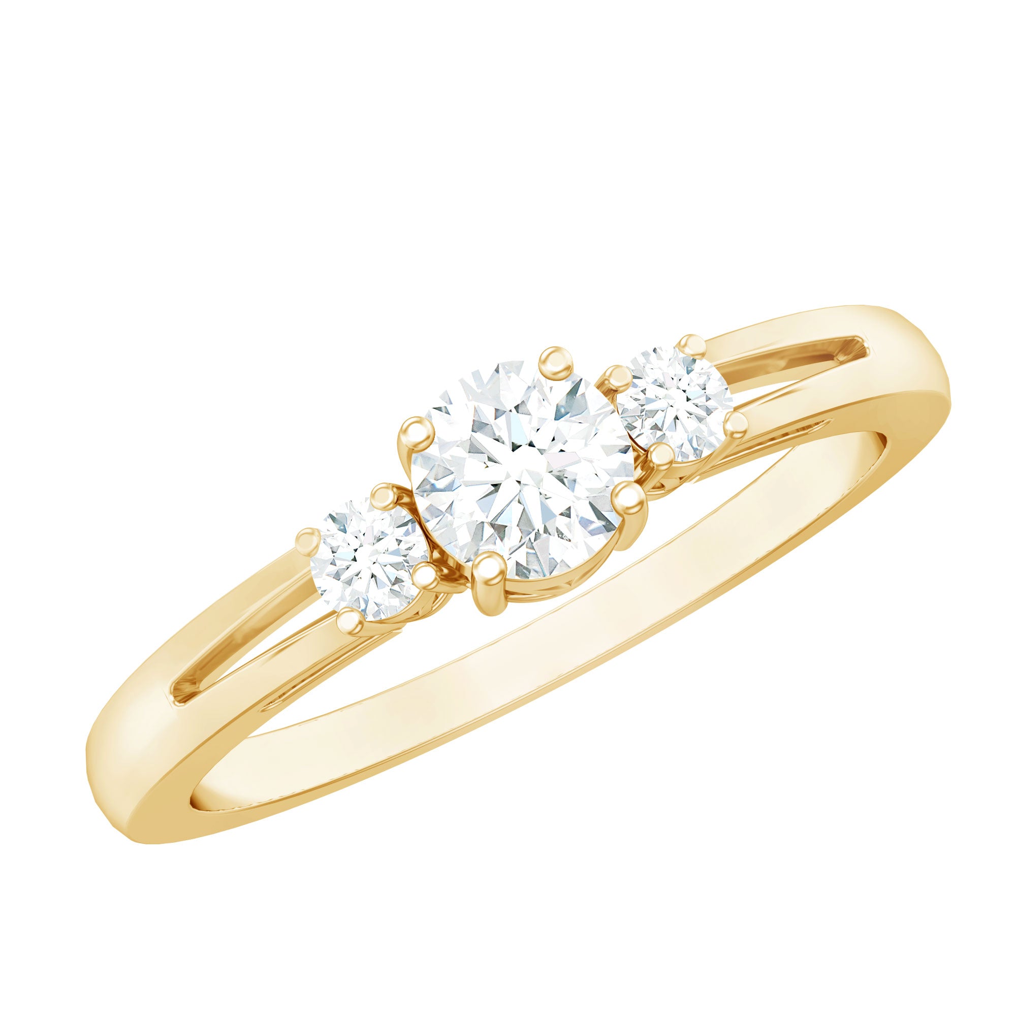 Rosec Jewels-Certified Lab Created Diamond Promise Commitment Ring for Her