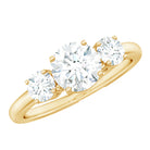 Rosec Jewels-Certified Lab Grown Diamond Three Stone Engagement Ring for Her