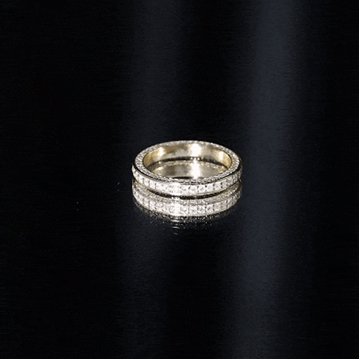 Certified Lab Created Diamond Wedding Bands for Women Lab - ( EF-VS ) - Rosec Jewels