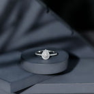 Rosec Jewels-Lab Grown Diamond Pear Shaped Engagement Ring for Her