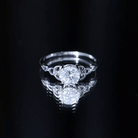 Lab Created 2 Carat Diamond Celtic Knot Engagement Ring Lab - ( EF-VS ) - Rosec Jewels