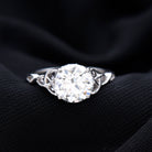 Rosec Jewels-Certified Celtic Knot Lab Grown Diamond Round Engagement Ring