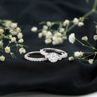 Rosec Jewels-Certified Lab Created Diamond Marriage Ring Set