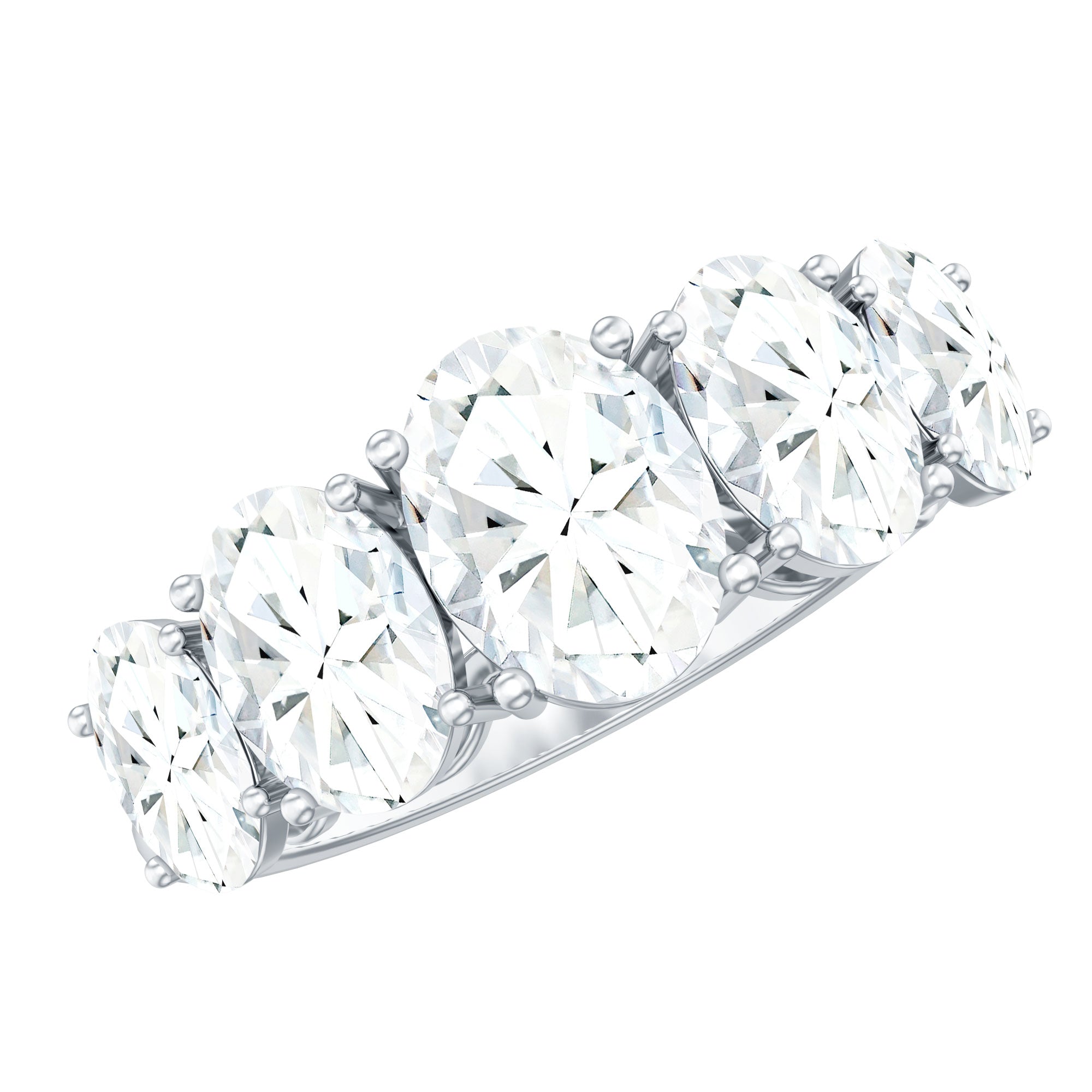 Lab Grown Diamond 5 Stone Statement Ring