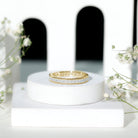 Rosec Jewels-Certified Lab Created Diamond Princess Cut Wedding Band