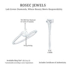 Rosec Jewels-Pear Cut Lab Grown Diamond Bypass Promise Ring