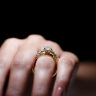 IGI Certified 1 Carat Lab Grown Diamond Princess Cut Engagement Ring with Band Lab - ( EF-VS ) - Rosec Jewels