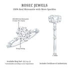 IGI Certified 1.2 Carat Oval Lab Grown Diamond Engagement Ring with Spaced Accent Lab - ( EF-VS ) - Rosec Jewels