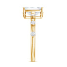Emerald Cut 2 Carat Lab Grown Diamond Engagement Ring IGI Certified Lab - ( EF-VS ) - Rosec Jewels