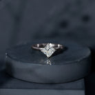 1 Carat Lab Created Diamond Princess Cut Engagement Ring IGI Certified Lab - ( EF-VS ) - Rosec Jewels
