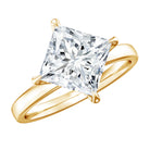 IGI Certified Lab Grown Diamond 3 Carat Princess Cut Engagement Ring Lab - ( E-VS1 ) - Rosec Jewels