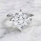 IGI Certified 4 Carat Princess Cut Lab Grown Diamond Engagement Ring Lab - ( E-VS1 ) - Rosec Jewels