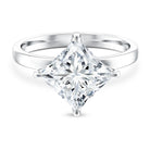 IGI Certified 4 Carat Princess Cut Lab Grown Diamond Engagement Ring Lab - ( E-VS1 ) - Rosec Jewels