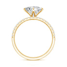 Rosec Jewels-IGI Certified 2 Carat Lab Grown Diamond Princess Cut Wedding Ring Set
