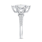 Rosec Jewels-IGI Certified 2 Carat Lab Grown Marquise Diamond Engagement Ring with Split Shank