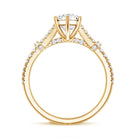 Rosec Jewels-IGI Certified 2 Carat Lab Grown Marquise Diamond Engagement Ring with Split Shank