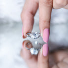 Rosec Jewels-1.3 Carat Pear Shaped Lab Grown Diamond Solitaire Engagement Ring