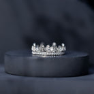 Rosec Jewels-Lab Grown Diamond Crown Eternity Band Ring for Women