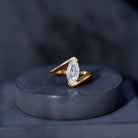 IGI Certified Marquise Cut 2 Carat Lab Grown Diamond Engagement Ring Lab - ( E-VS1 ) - Rosec Jewels